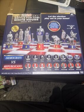 2020 Battle For The White House Republicans vs Democrats Chess Set New Limited